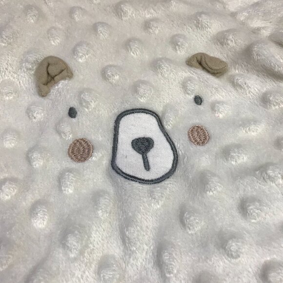 Kyle & Deena Embroidered Bear Face One Piece Footed Outfit Unisex Baby 6-9M - Picture 4 of 9